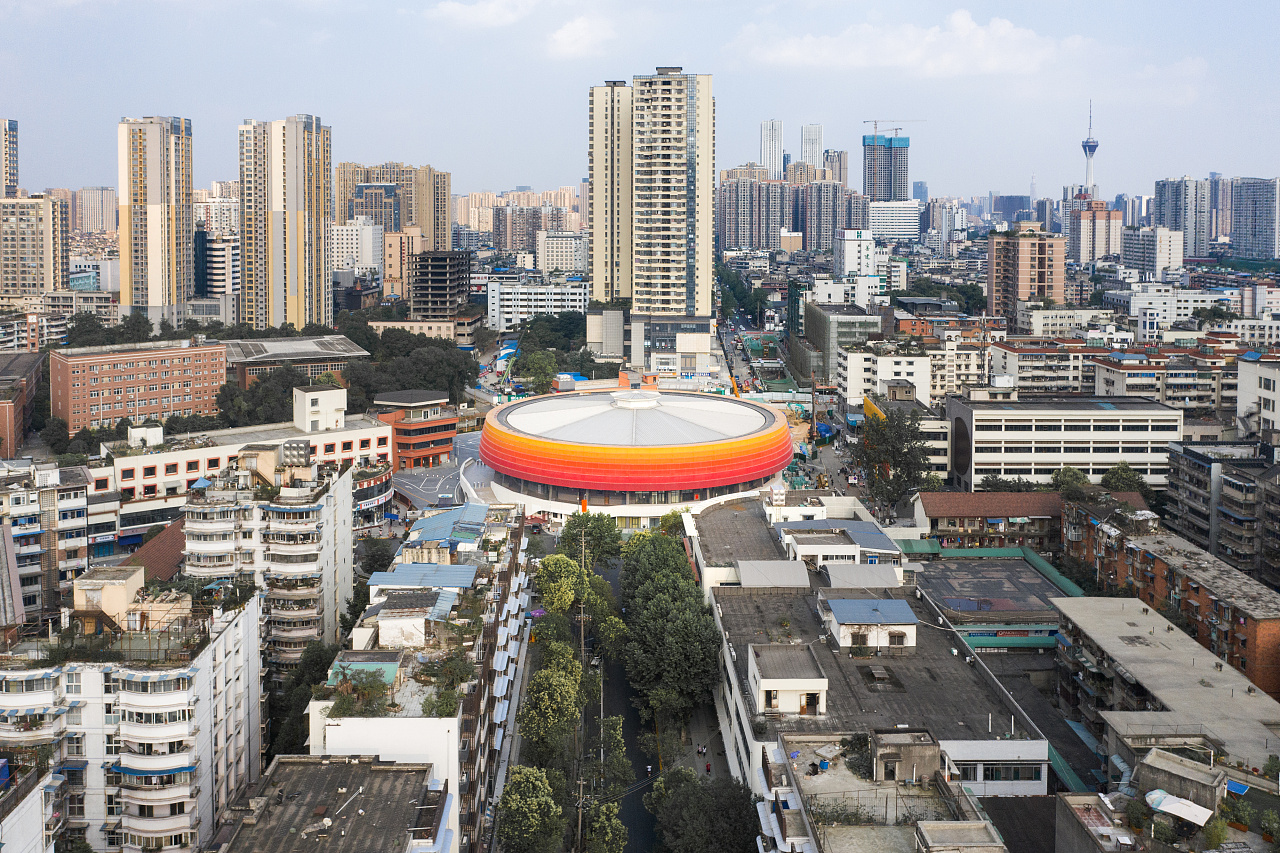建筑摄影《成都城北体育馆》-西南设计院