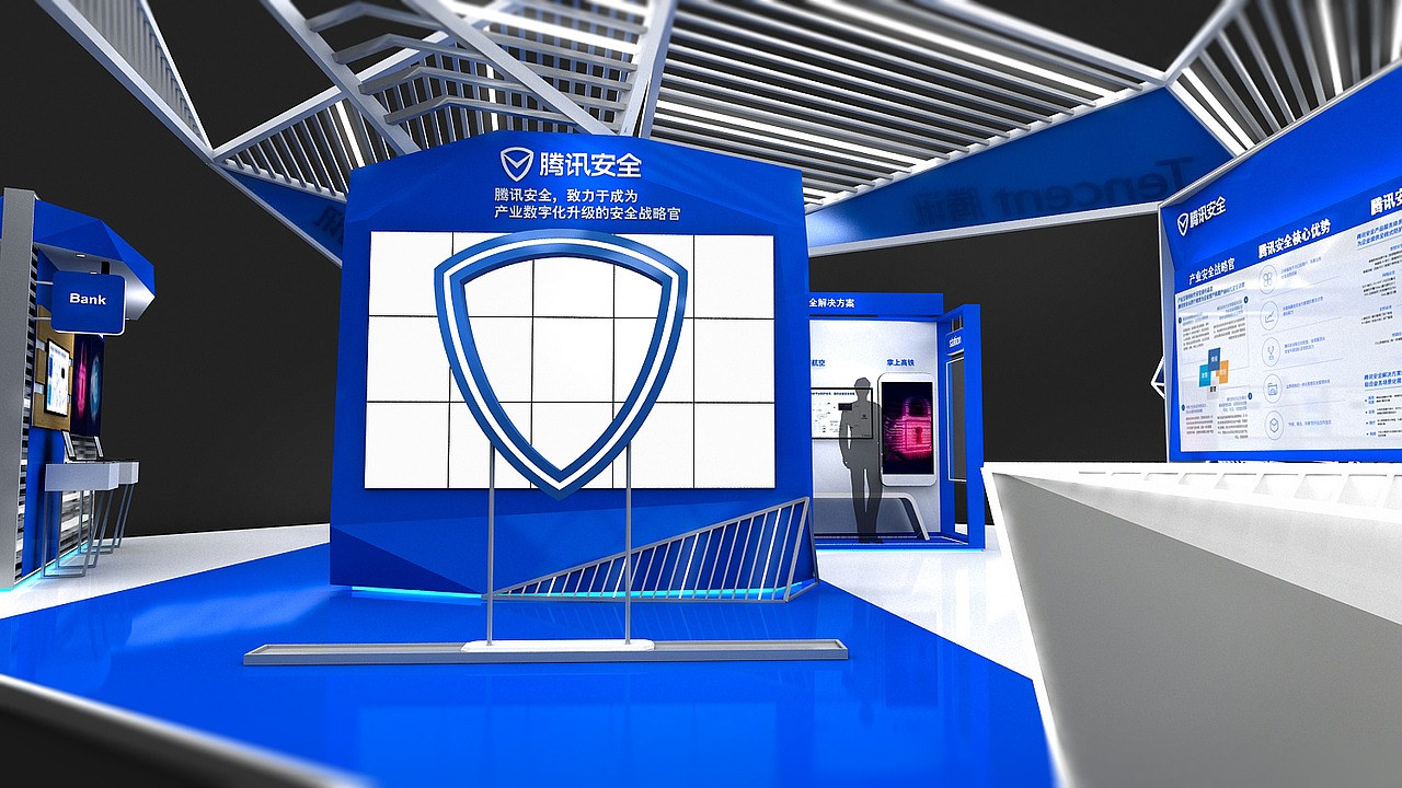 腾讯展位（图ZMjQ4MjAxMTg4） - 场景 - 站酷设计师霖骁原创素材 - 站酷ZCOOL