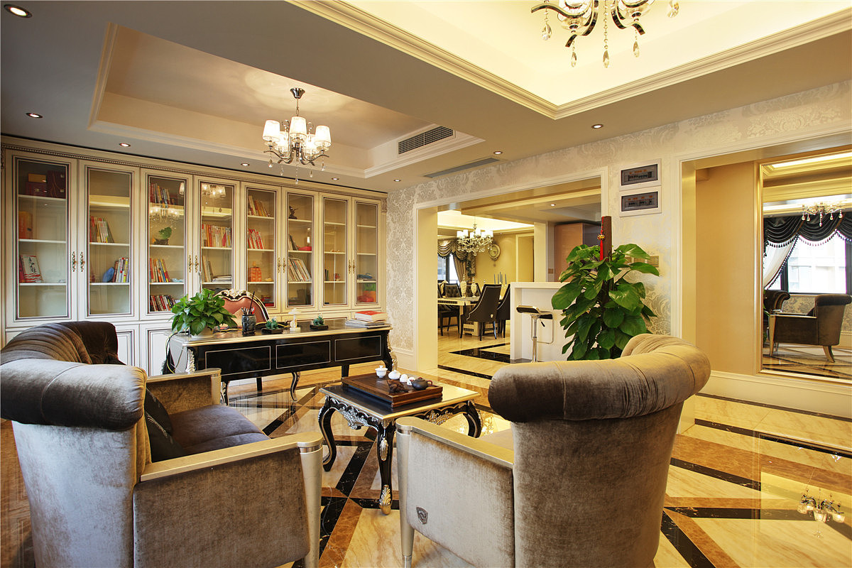 【美家堂装饰】佳兆业广场  96平米欧式风格装修案例