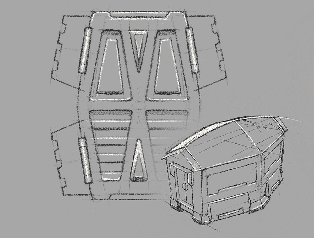 一些概念设计草图