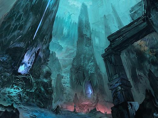 手游游戏场景绘画二