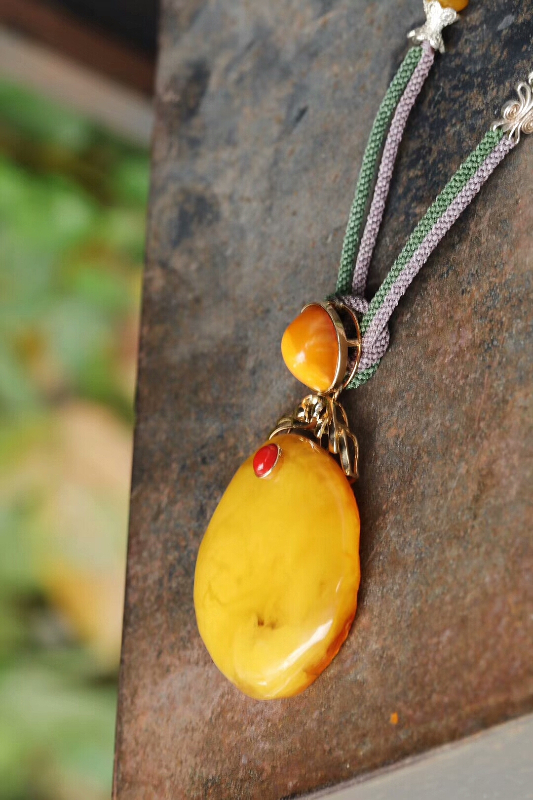 原创设计·老蜜蜡吊坠