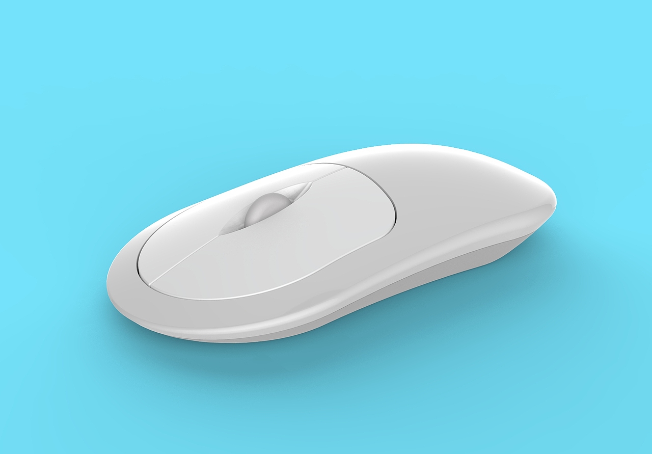 无线鼠标建模练习