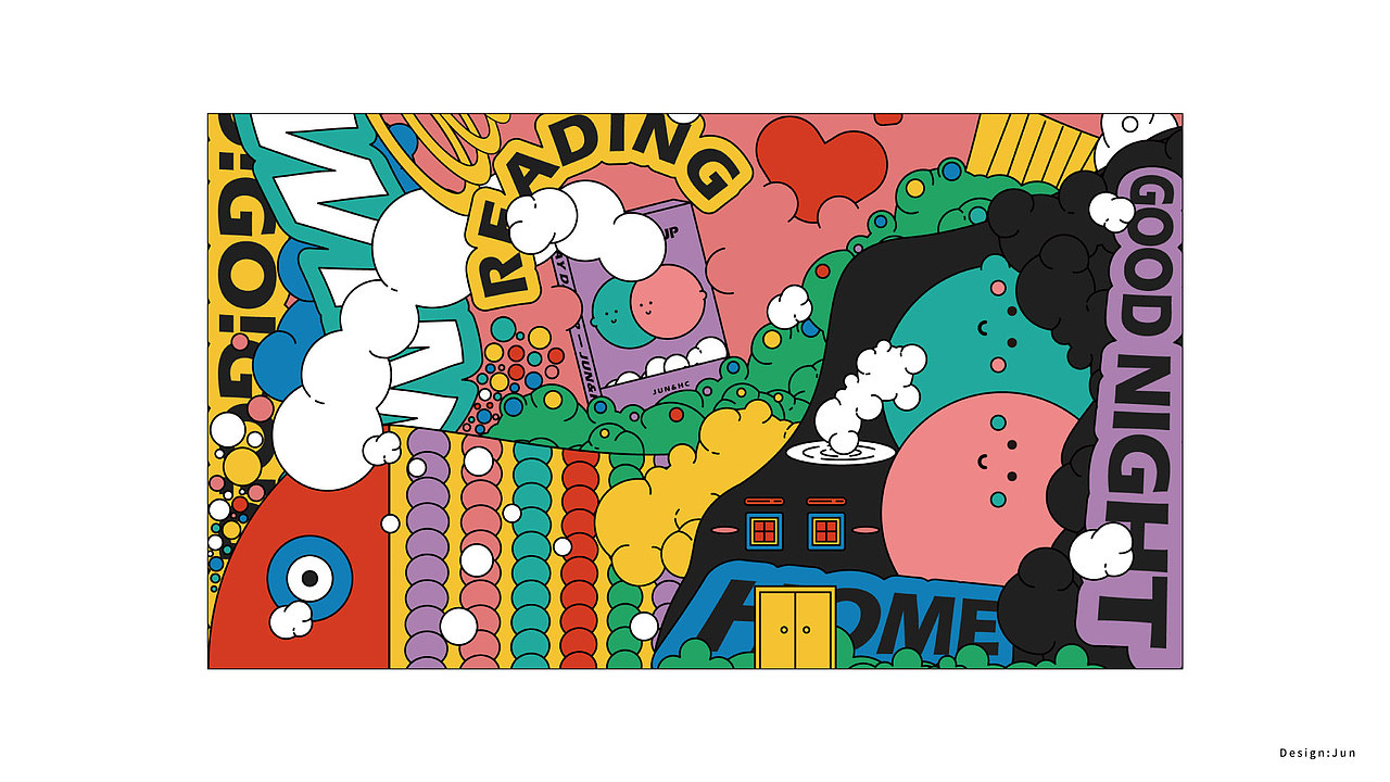 PIG PIG PIG & EVERYDAY（图ZMTQ5OTk4NDMy） - 新锐潮流插画 - 站酷设计师Jun_陈俊贤原创素材 - 站酷ZCOOL