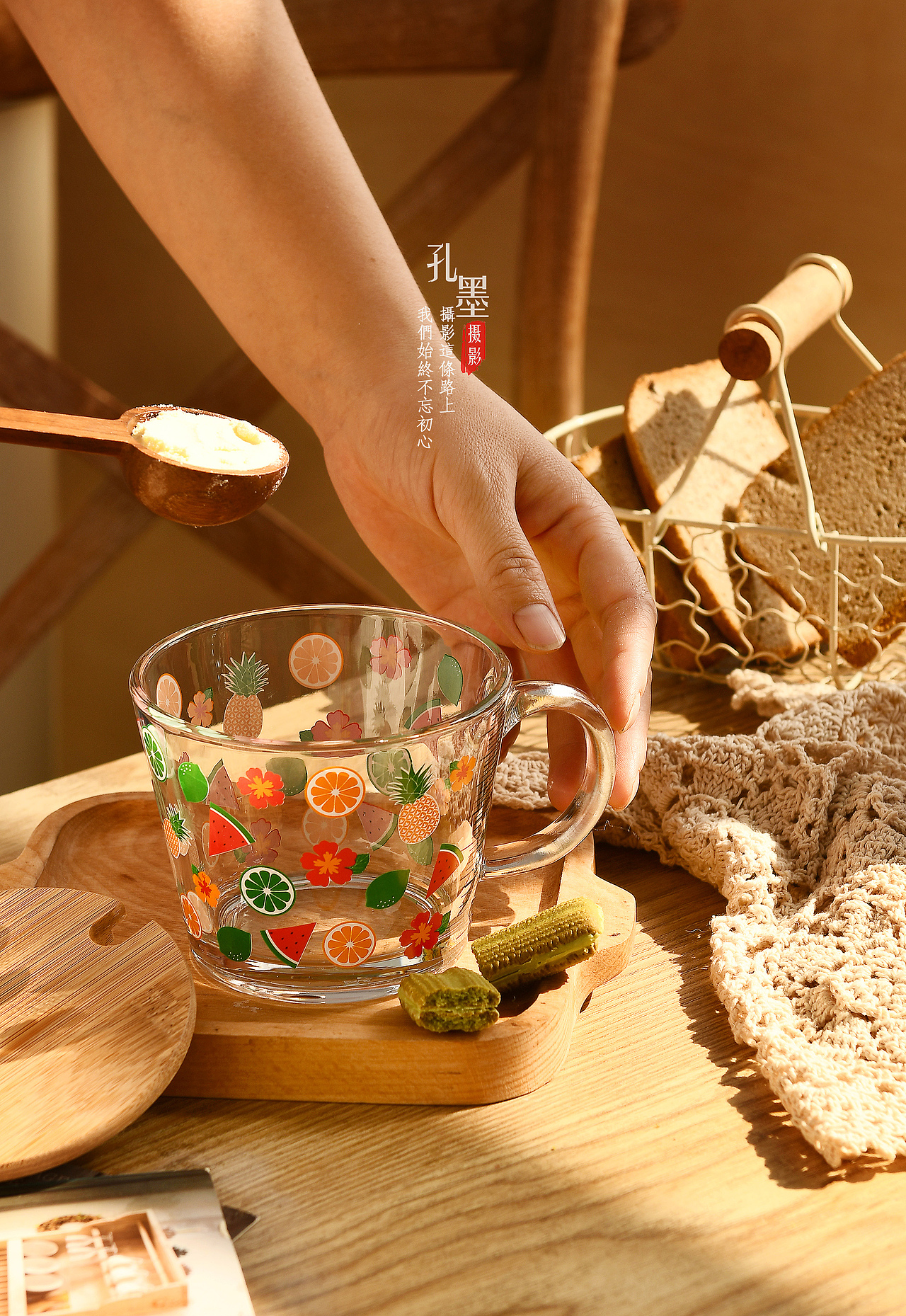 早餐杯产品拍摄