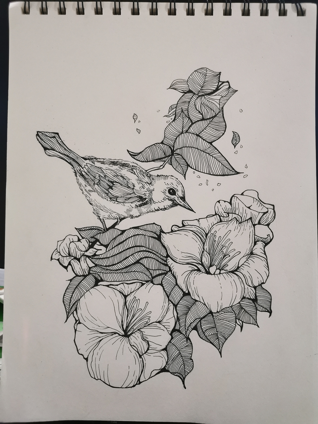 黑白装饰画