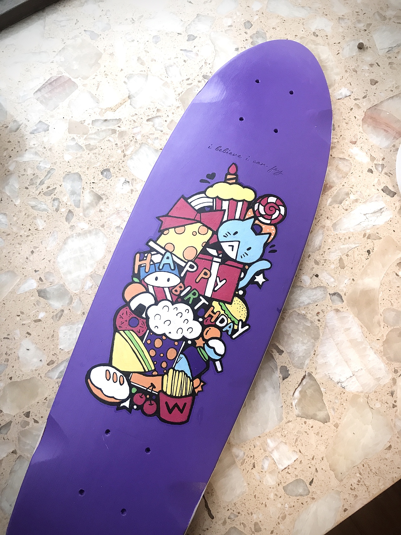 DIY手绘滑板涂鸦（图ZMjU4NzY2NDE2） - 创作习作 - 站酷设计师蒙斯特monster原创素材 - 站酷ZCOOL