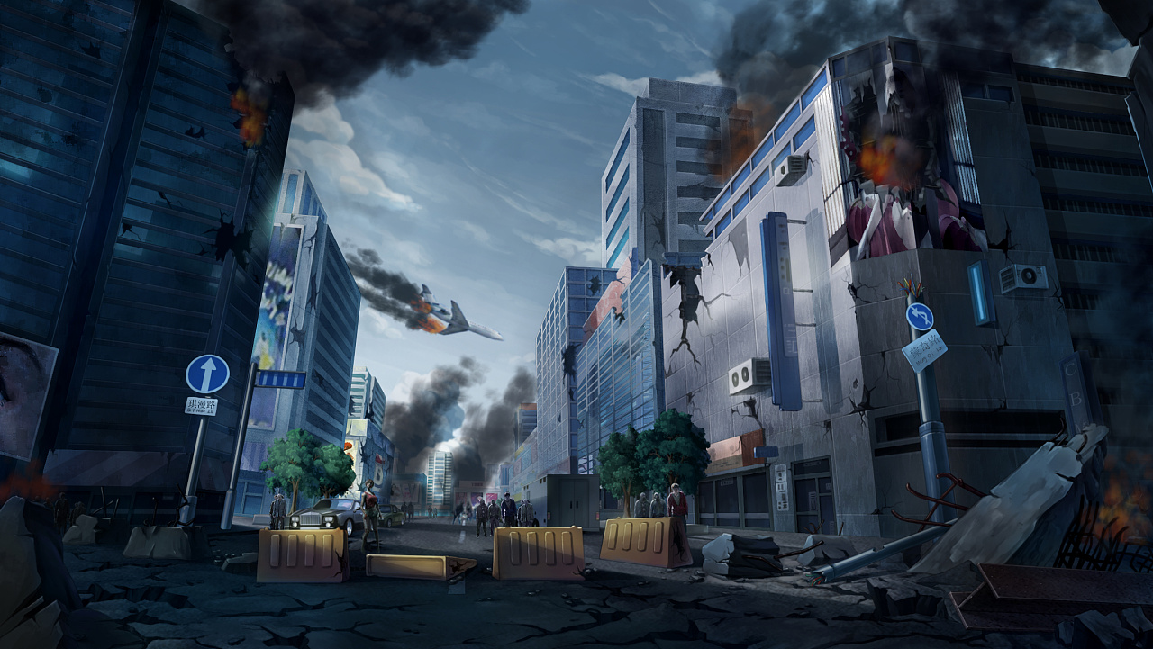 城市一角|动漫|动画片|蒙0102 - 原创作品 - 站酷 (zcool)