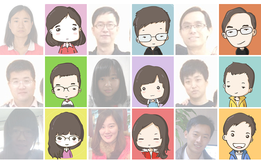 人物简单Q版卡通头像