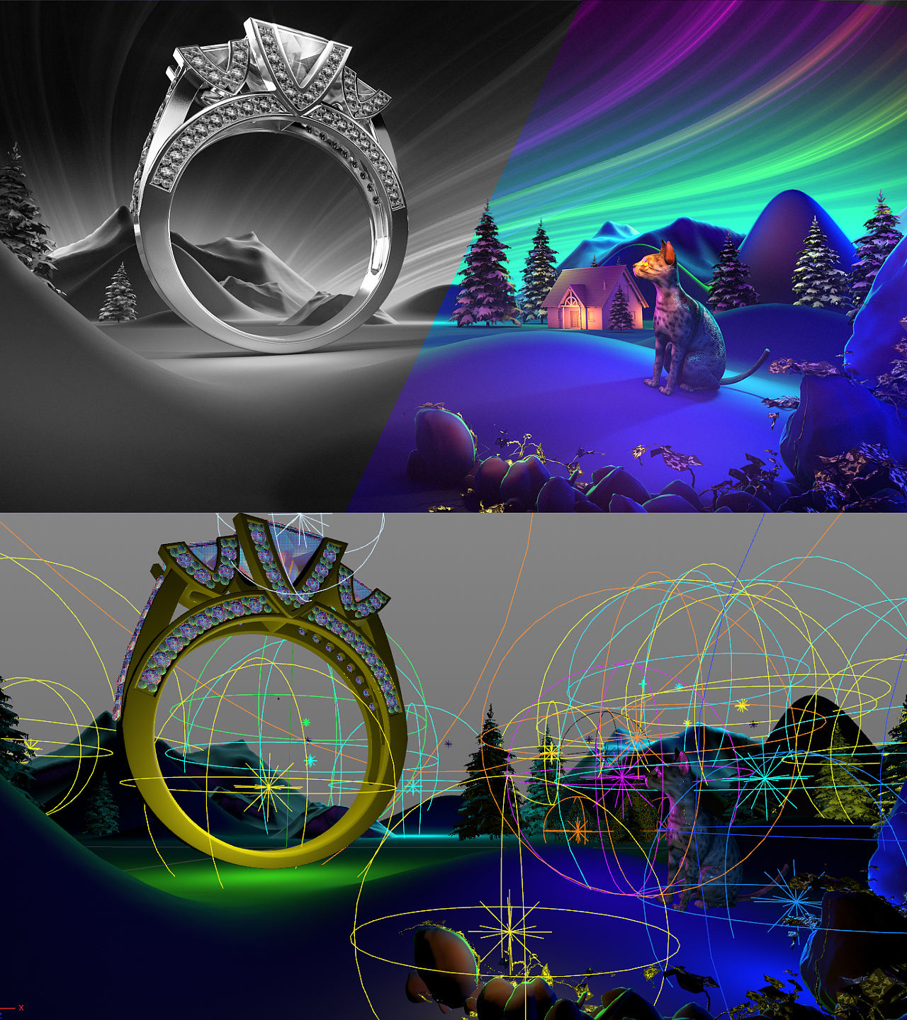 C4D自制壁纸16（图ZNjA4MDM3OTY=） - 场景 - 站酷设计师ShadowPicture原创素材 - 站酷ZCOOL