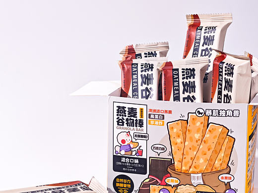 手机静物摄影练习-燕麦谷物棒