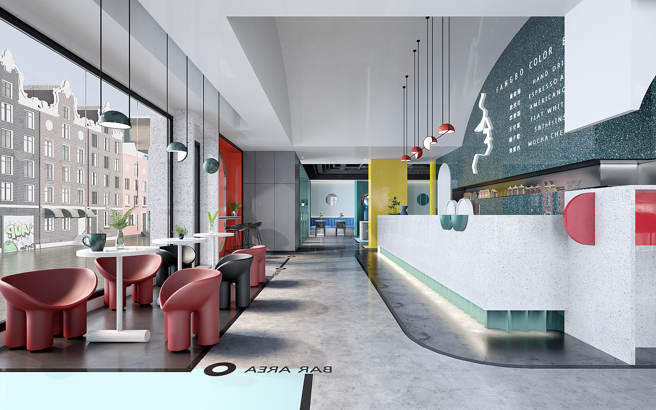 广州从化COLOR奶茶店（图ZMjA0NzEwMjM2） - 家装设计 - 站酷设计师房亿元原创素材 - 站酷ZCOOL