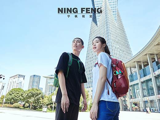 双肩包形象片