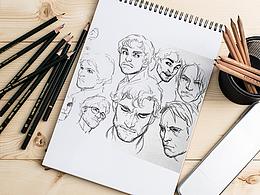 平時(shí)草圖手稿