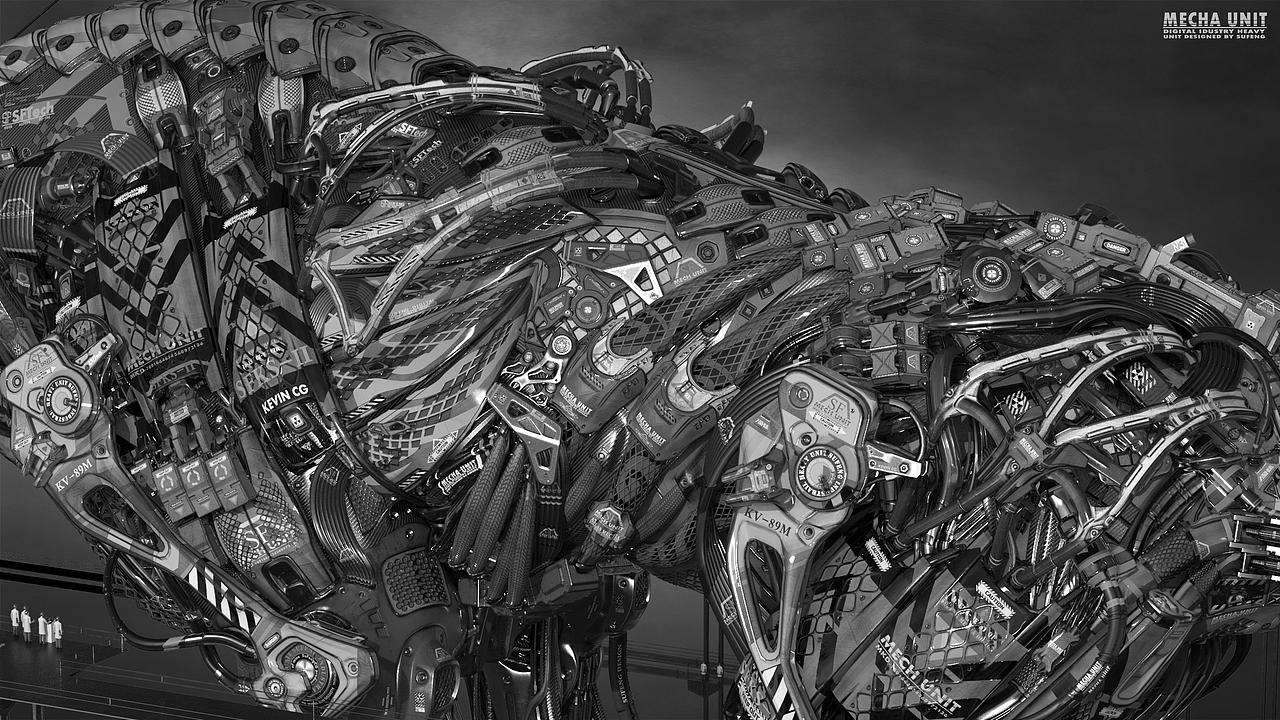 Different Channel tests of Mecha Tiger（图ZMjY5MzMxMTg0） - 人物/生物 - 站酷设计师sufengphoenix原创素材 - 站酷ZCOOL