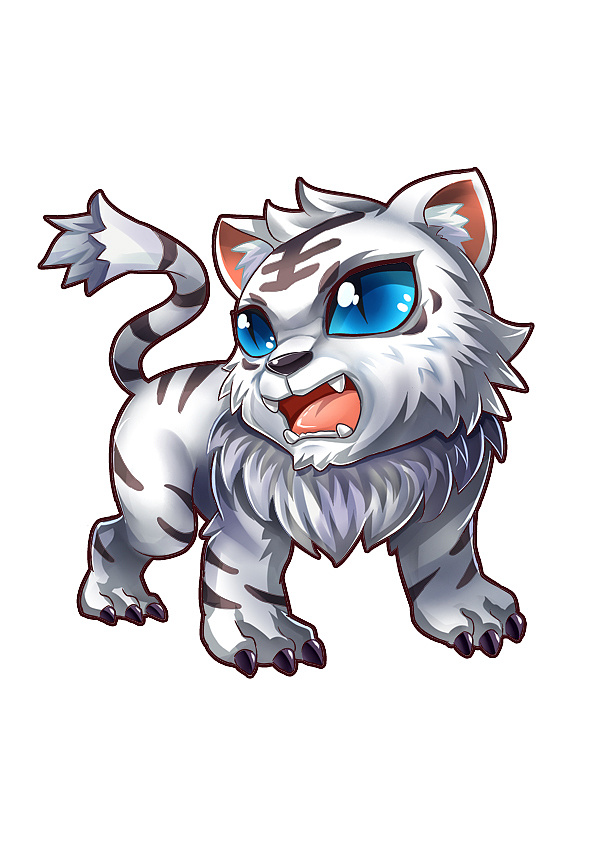 q版 神兽角色设计