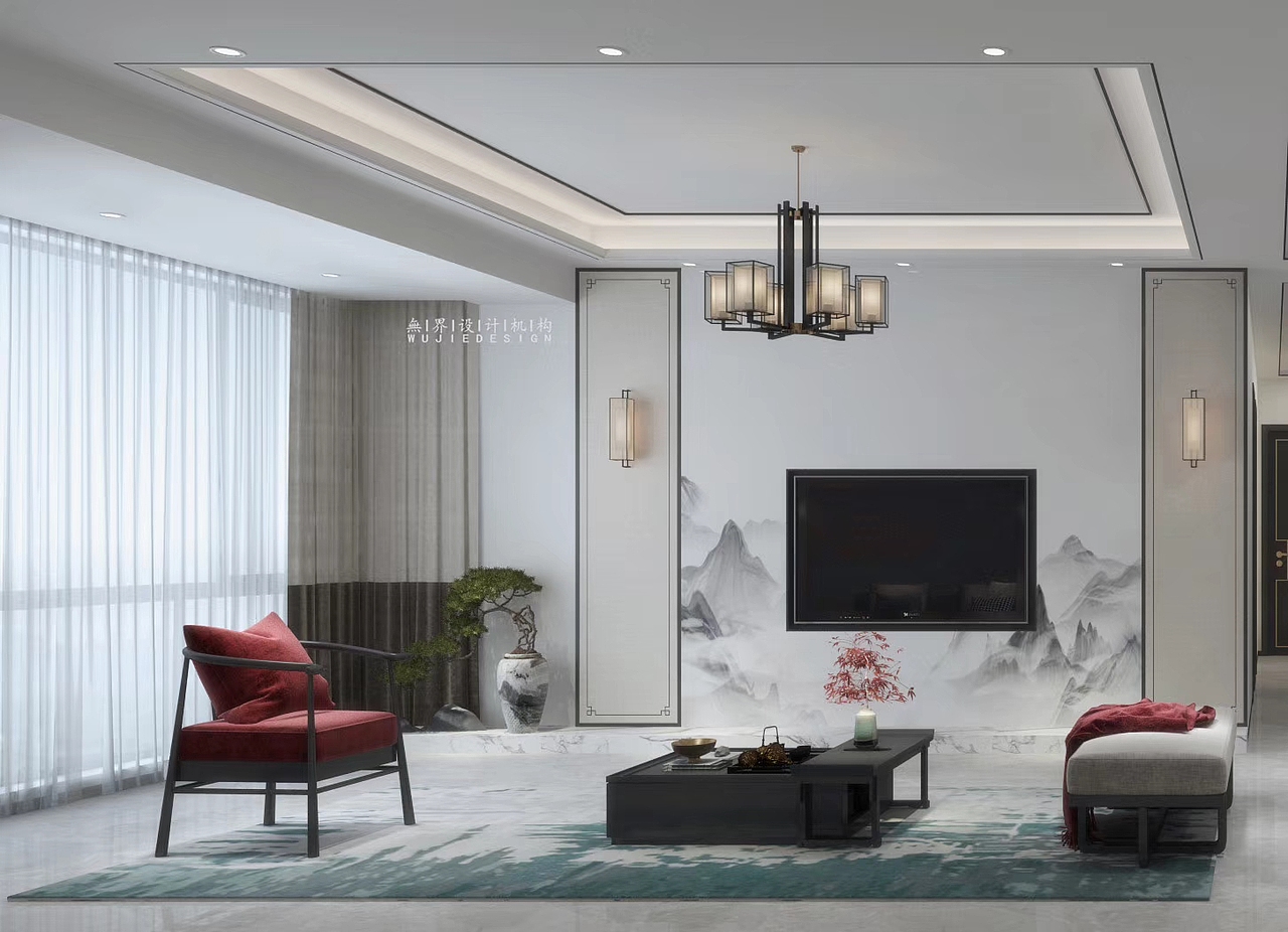 新中式-無界空间设计（图ZMTk2MzQ0Njk2） - 家装设计 - 站酷设计师無界空间设计原创素材 - 站酷ZCOOL