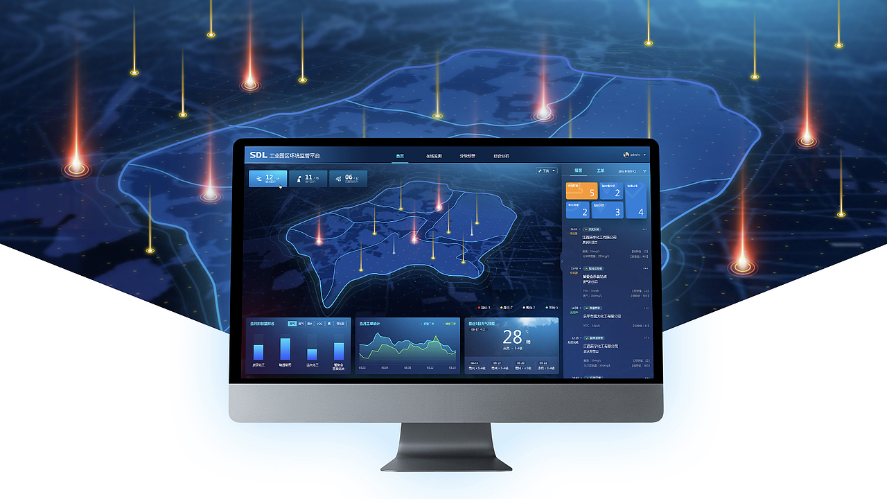 智慧园区监管平台产品体验设计（图ZMjI0OTM3MTc2） - 软件界面 - 站酷设计师新主语画面原创素材 - 站酷ZCOOL
