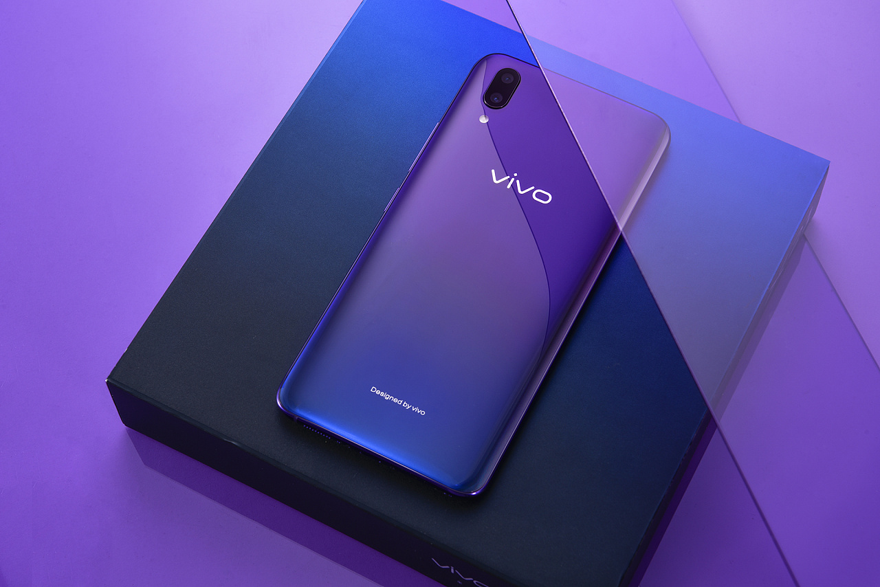 vivo x21魅夜紫 开箱