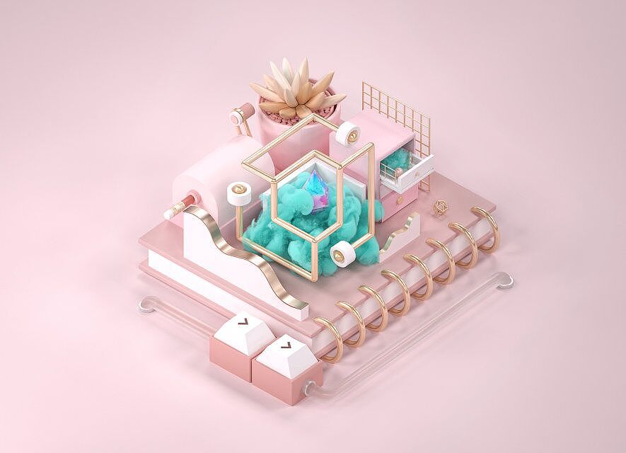 OC第二期学员作品——NiaoNiao的C4D课堂（上）（图ZMTQyMjM4Mzc2） - 场景 - 站酷设计师我就是NiaoNiao原创素材 - 站酷ZCOOL