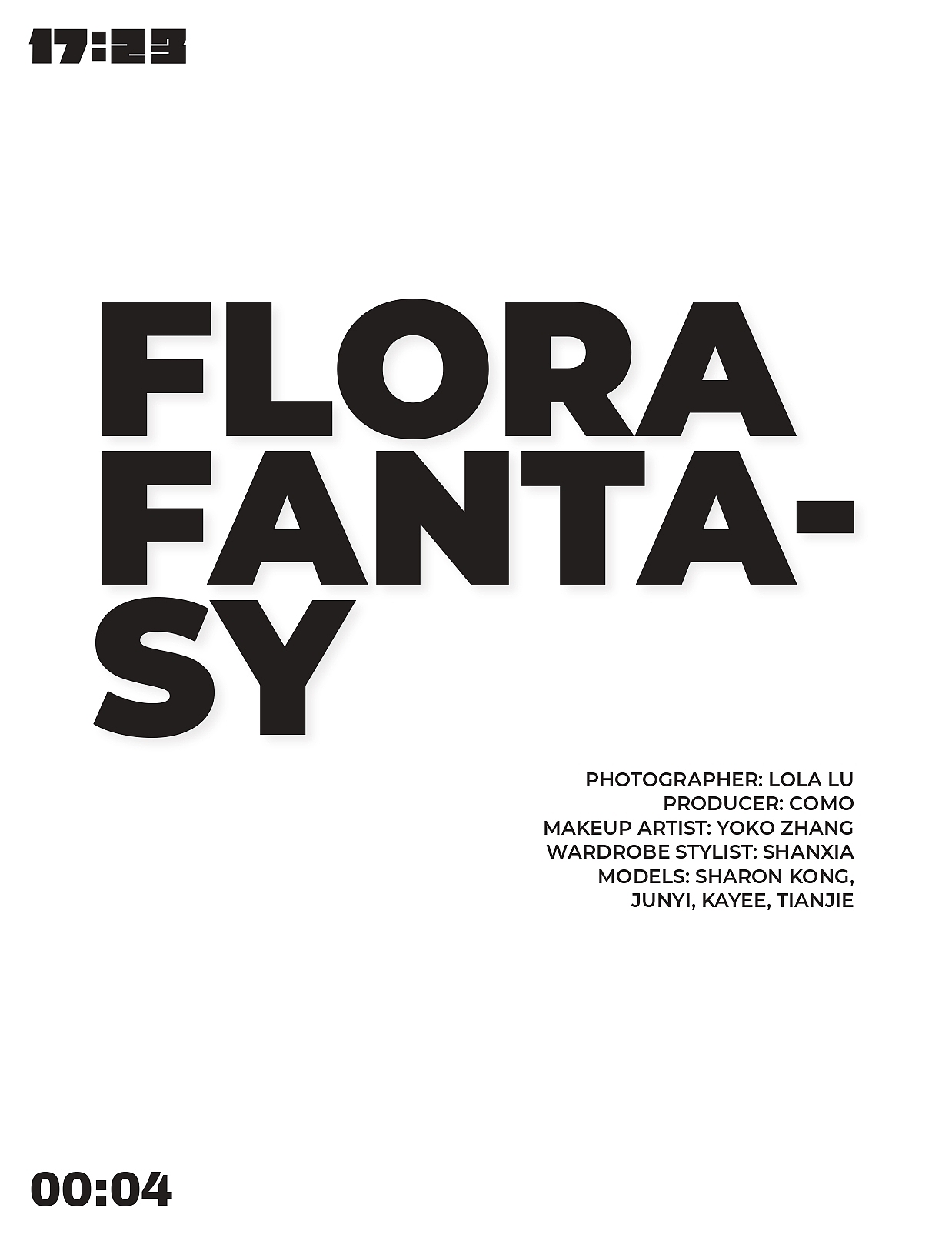 时尚摄影 | Flora Fantasy
