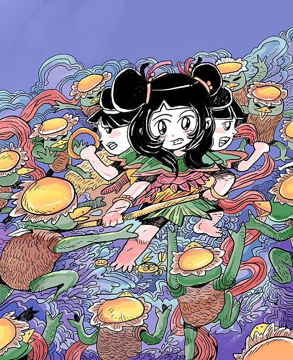 卡通旅行箱设计三合一