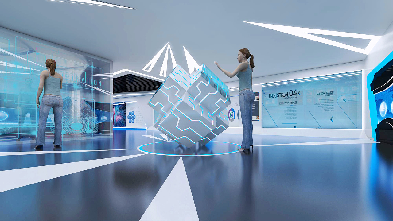 科技展厅|三维|建筑/空间|火星哥哥 - 原创作品 - 站酷 (zcool)