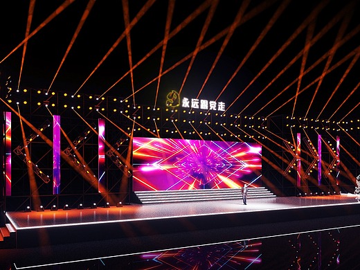 舞美设计小型演唱会舞台设计