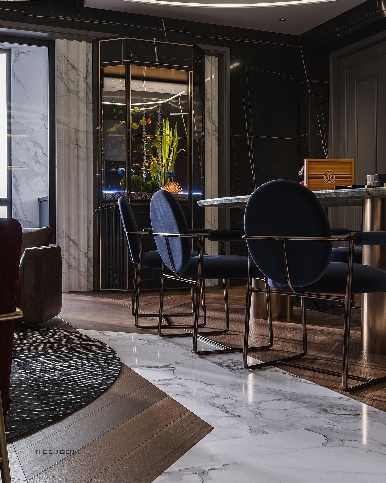 烟熏调现代奢华