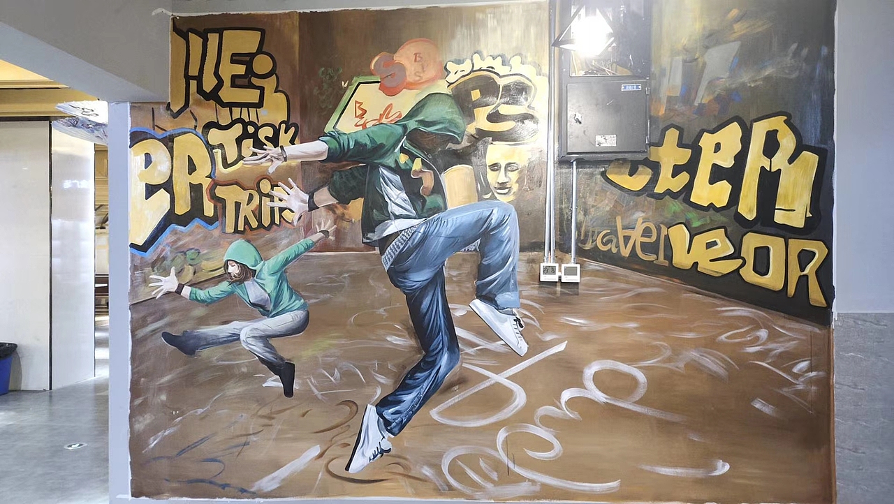 分享几组墙绘 彩绘 涂鸦