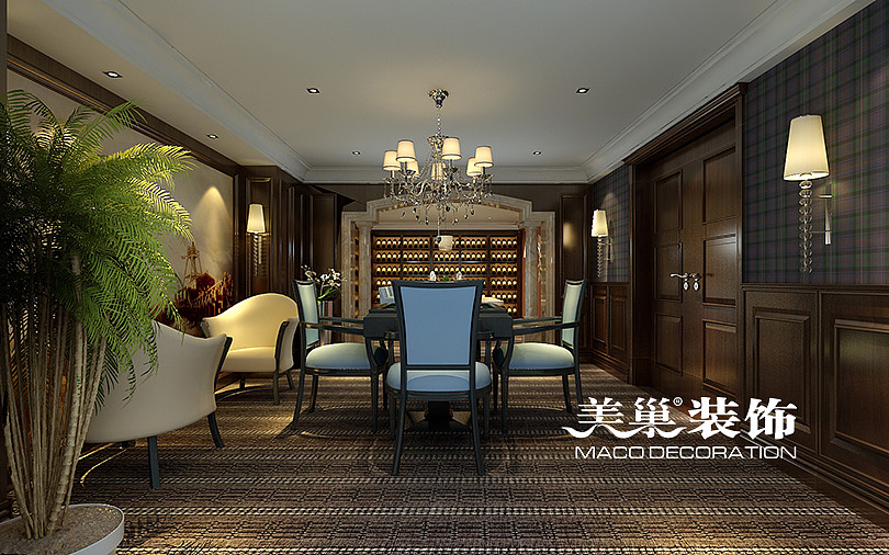 思念果岭国际社区460平别墅装修，挑高客厅大气尊贵（图ZODgyMDc5MjA=） - 家装设计 - 站酷设计师装修小达人原创素材 - 站酷ZCOOL