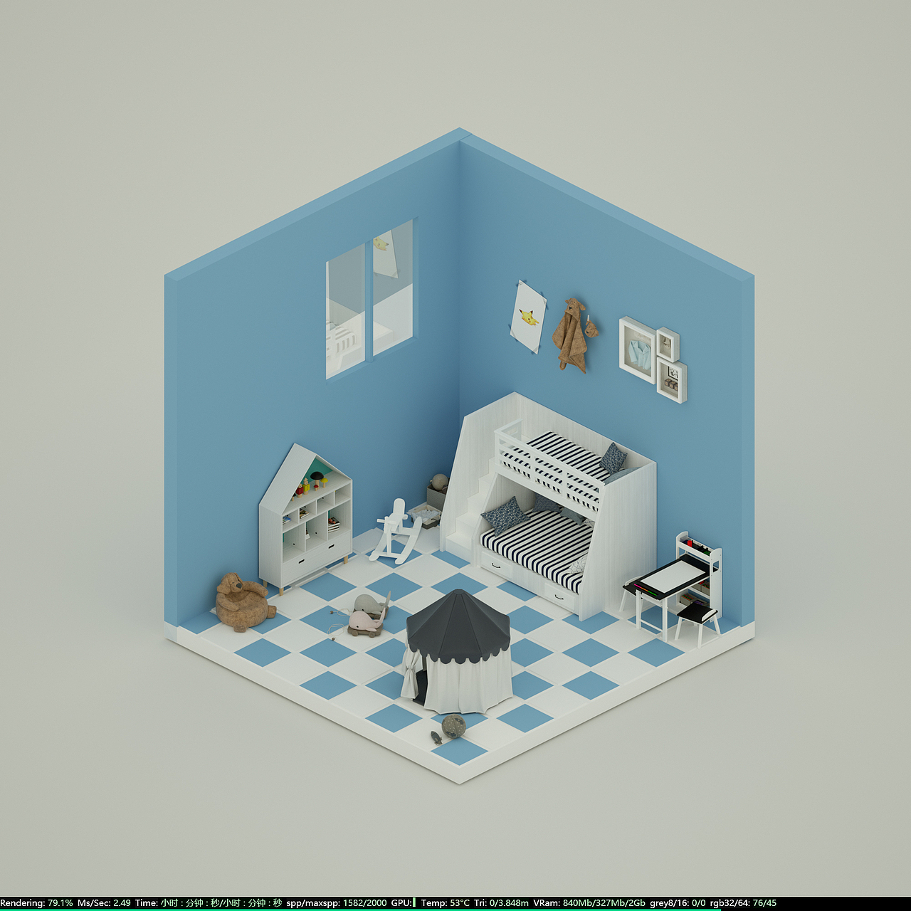 儿童房场景