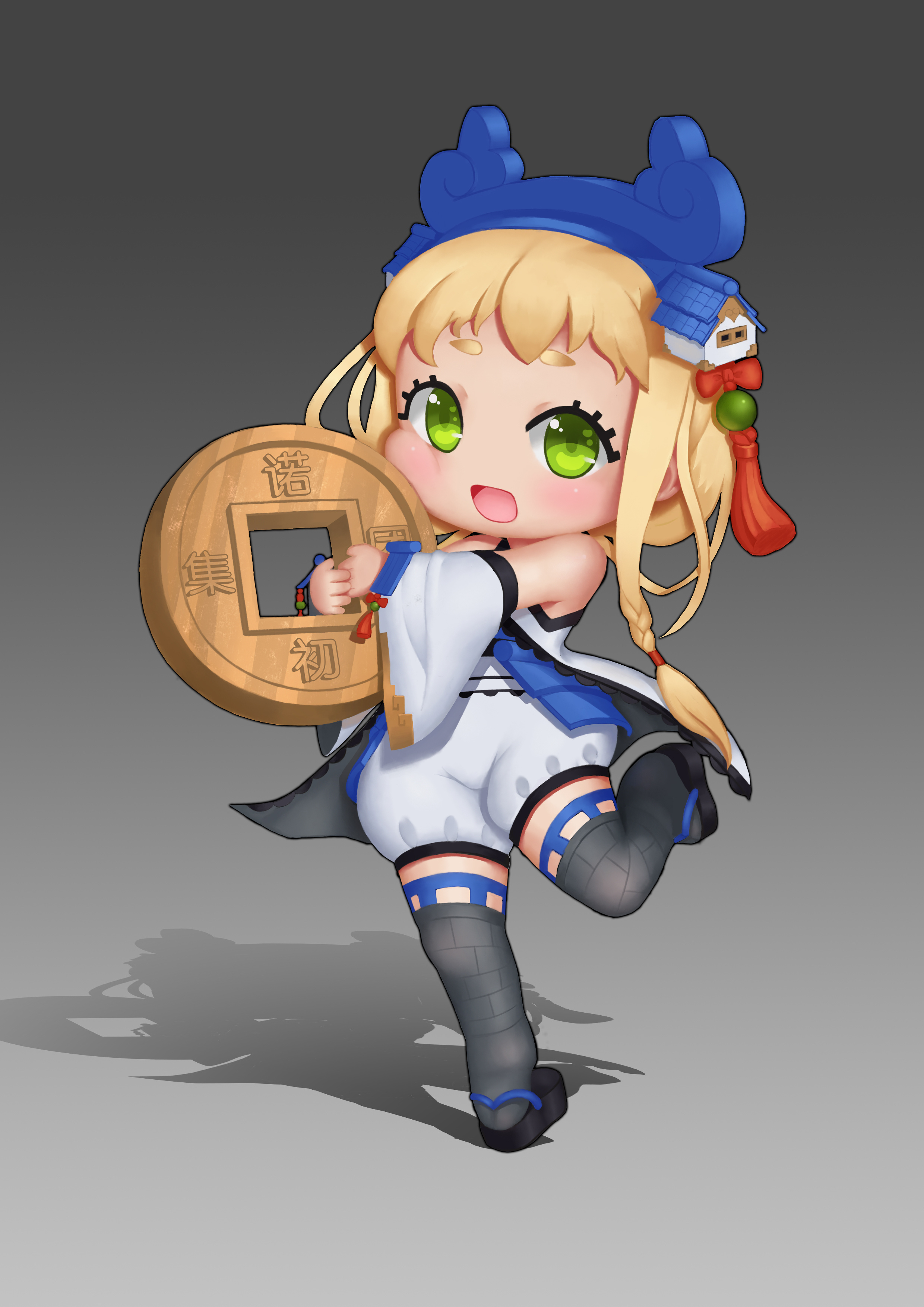 q版屋娘|插画|游戏原画|cglzr - 原创作品 - 站酷 (zcool)