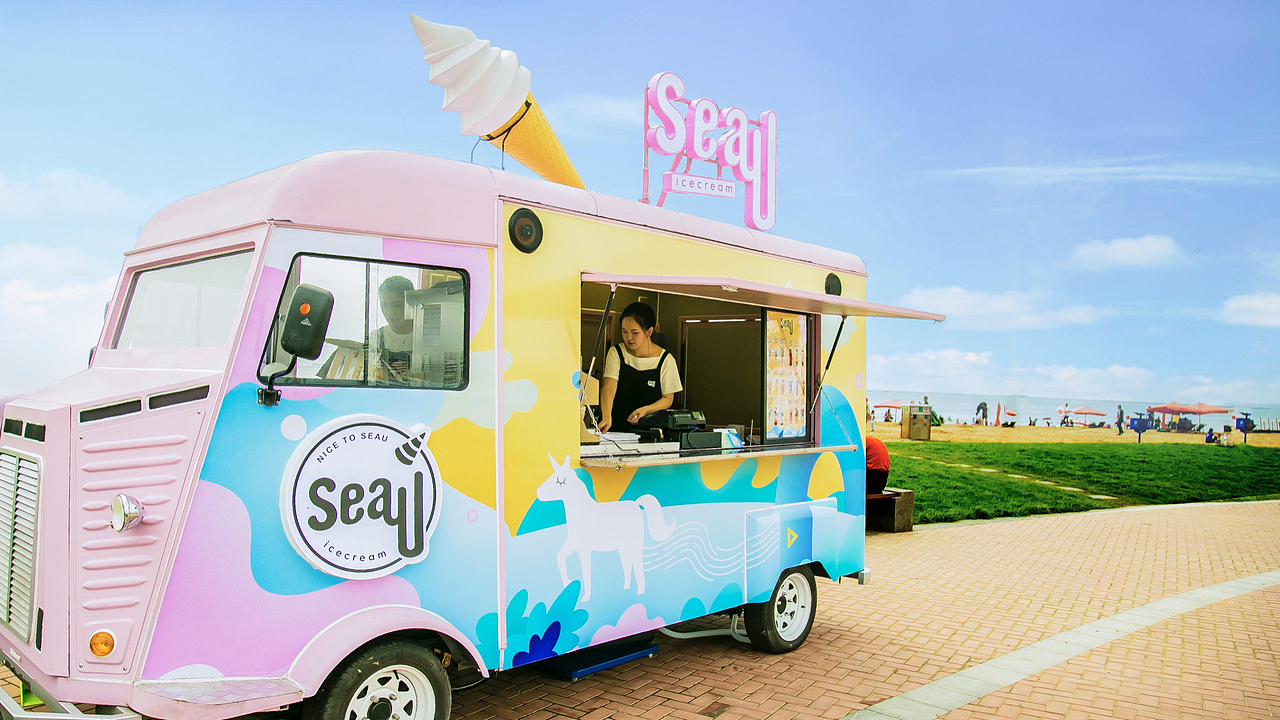 seau冰激淋车品牌形象设计