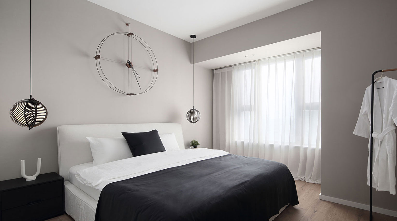 沈阳北轩装饰-万科·翡翠滨江128平高雅居住空间