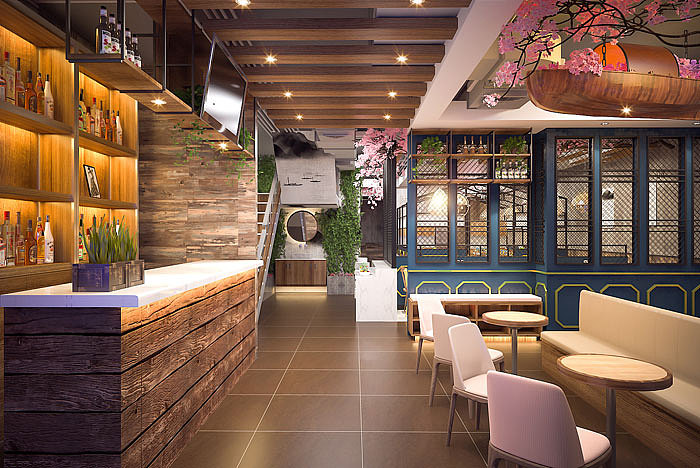 特色主题火锅店装修设计效果图