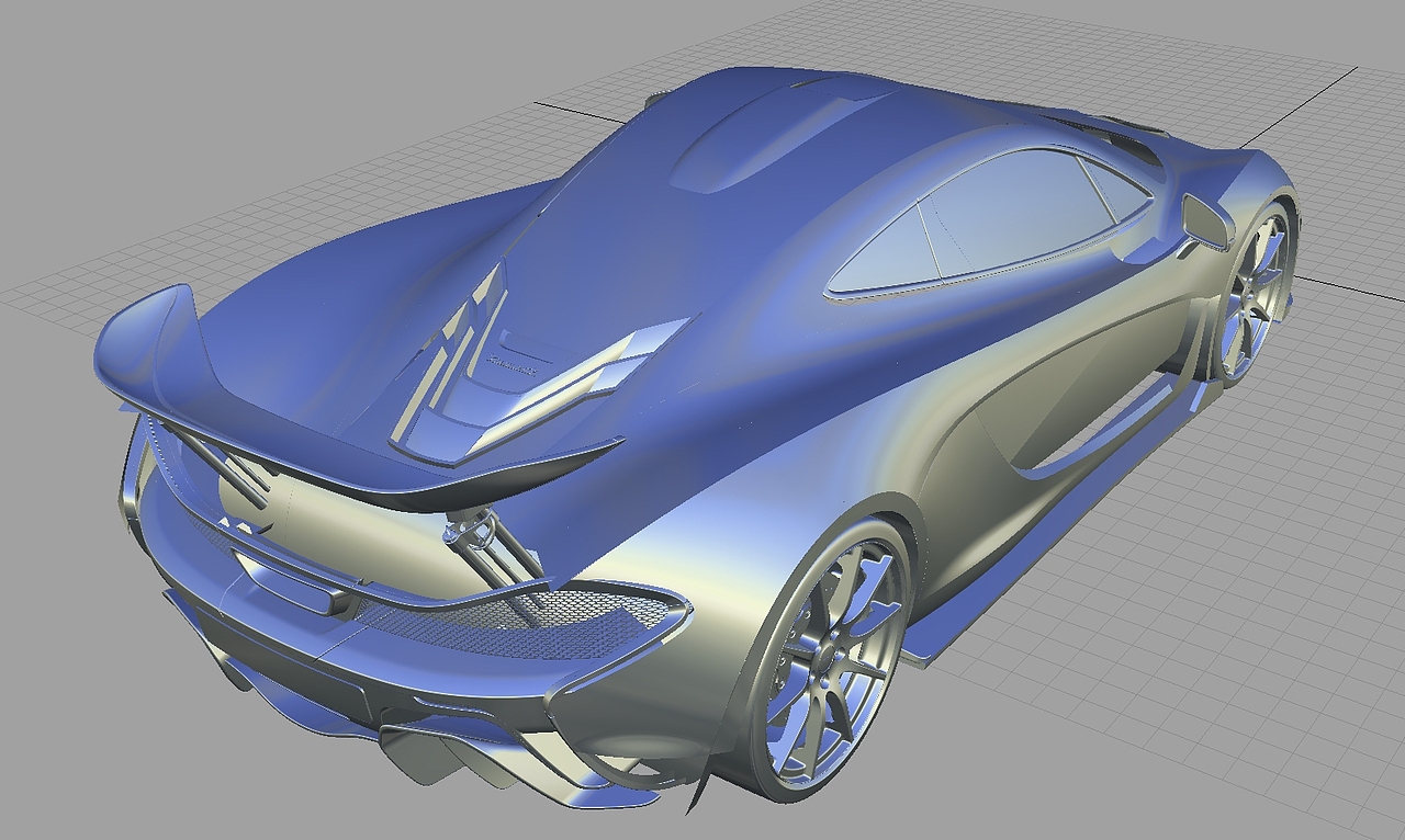迈凯伦 P1 alias建模渲染学习（图ZNTc5MzA0NjA=） - 交通工具 - 站酷设计师李天逸原创素材 - 站酷ZCOOL
