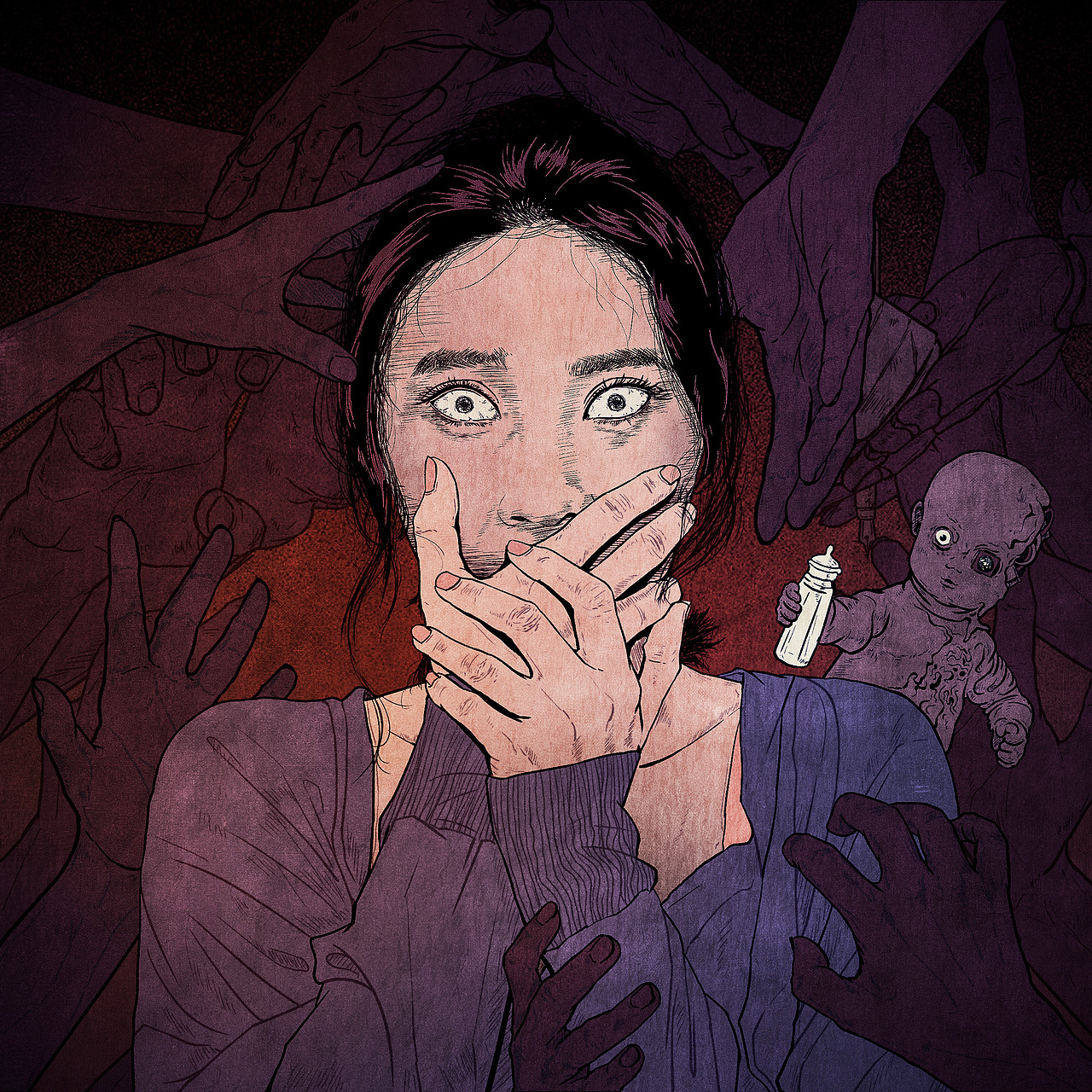《渡念师》角色插画（图ZMjI0MTA4NTgw） - 商业插画 - 站酷设计师AfOX_阿冯原创素材 - 站酷ZCOOL