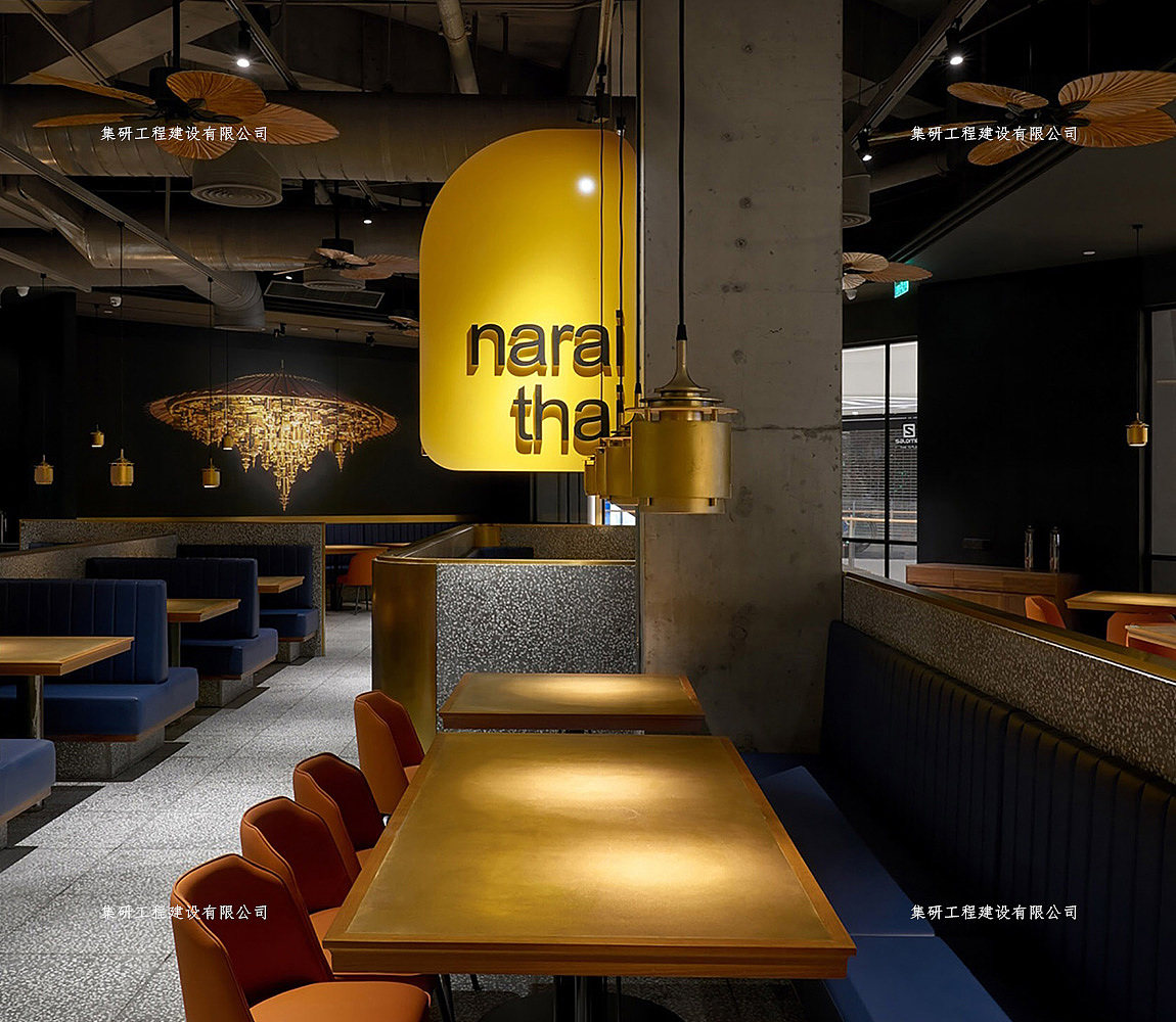 杭州narai thai泰国餐厅装修设计案例（图ZMjM3MDI2NzUy） - 家装设计 - 站酷设计师集研连锁原创素材 - 站酷ZCOOL