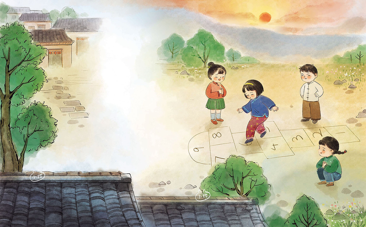 童谣图书插画（图ZMjMzOTIxNjY4） - 绘本 - 站酷设计师小猪君原创素材 - 站酷ZCOOL