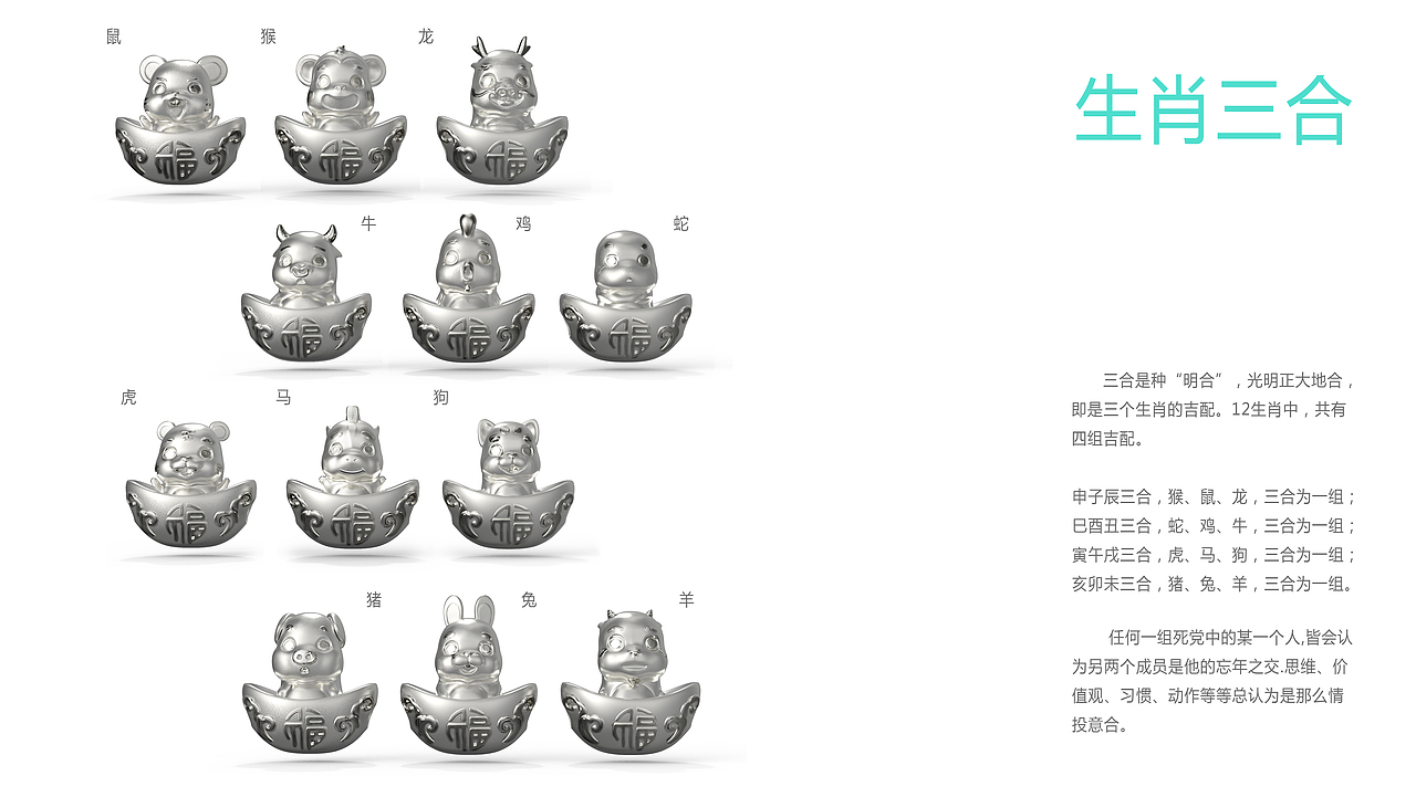 十二生肖DIY手串