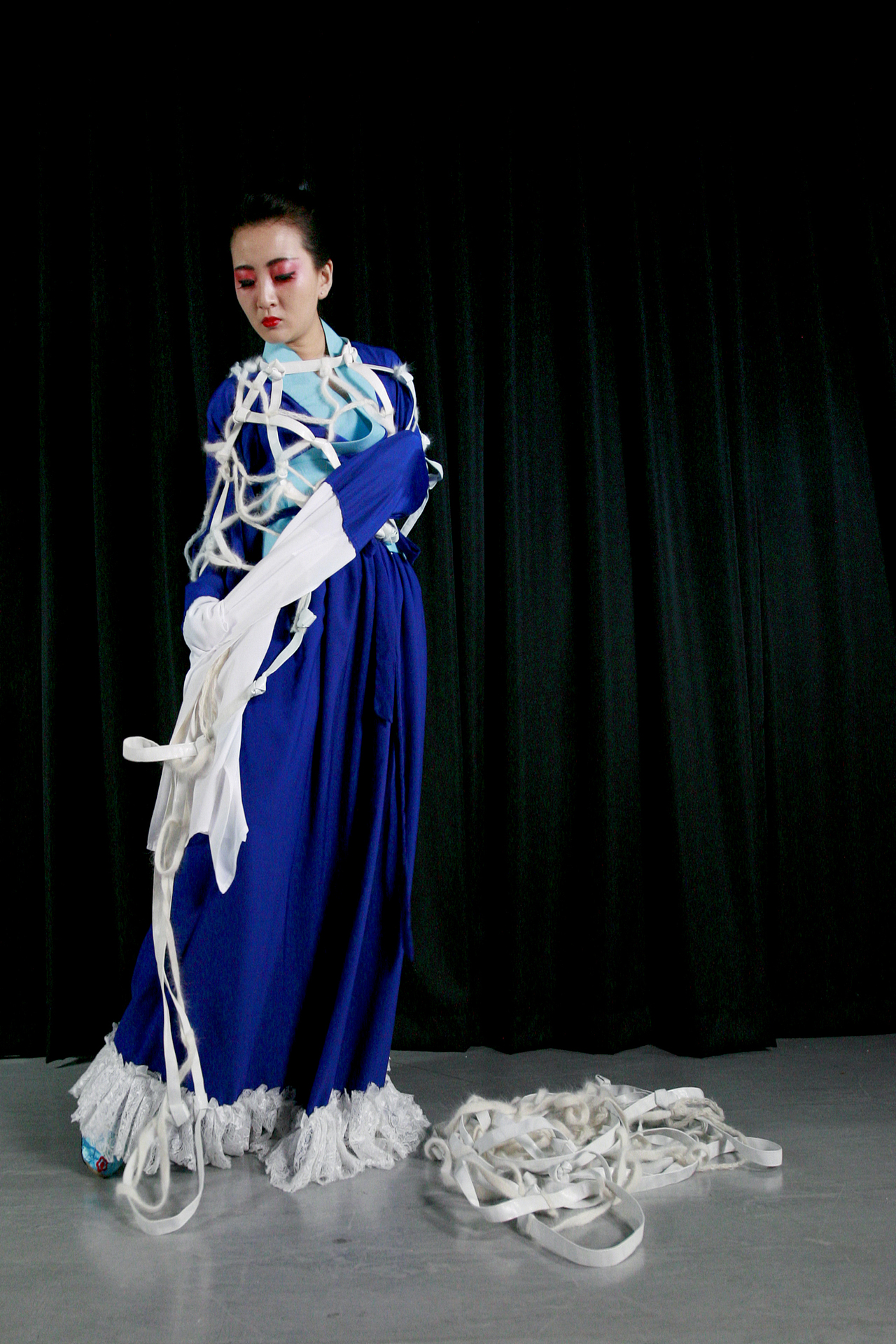 戏服设计毕业作品《not a butterfly》|服装|传统/民族服饰|rhythm_j