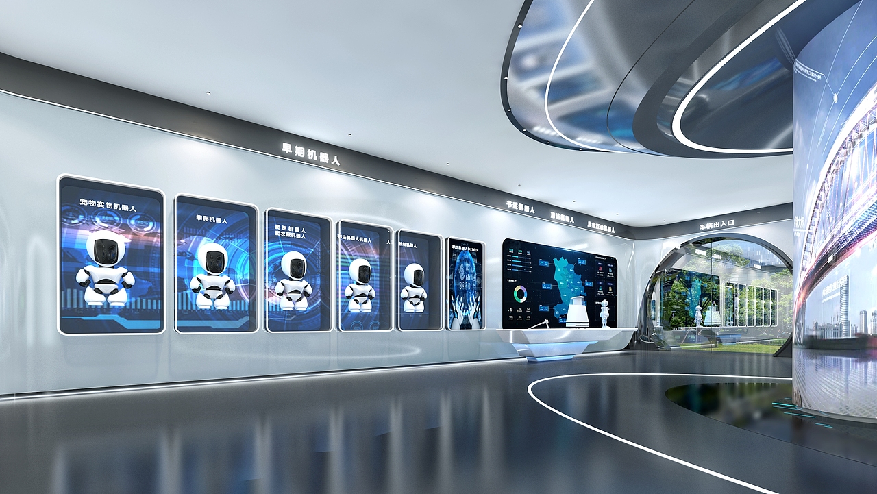 机器人展厅（图ZMjU0ODE4MDA4） - 展陈设计 - 站酷设计师海岸9号桌原创素材 - 站酷ZCOOL