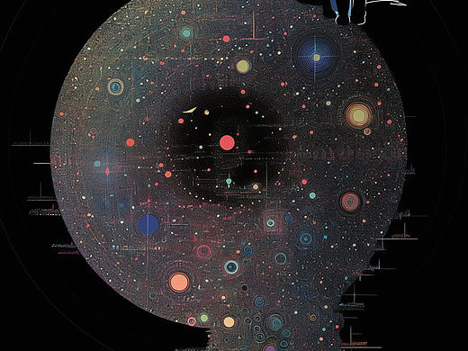 ai代画作品 星空猫系列
