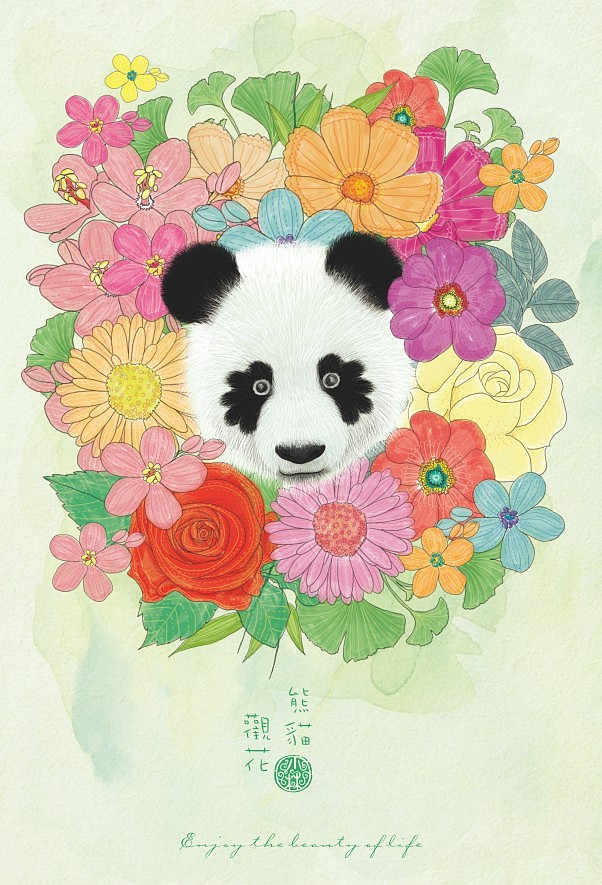 画一千只大熊猫的梦想(图ZNTcyMzUyOTI=) - 商业插画 - 站酷设计师钟小林原创素材 - 站酷ZCOOL