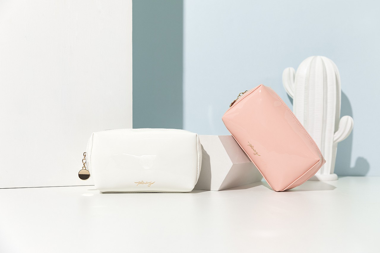 化妆包产品拍摄颜色搭配组合图创意图拍摄