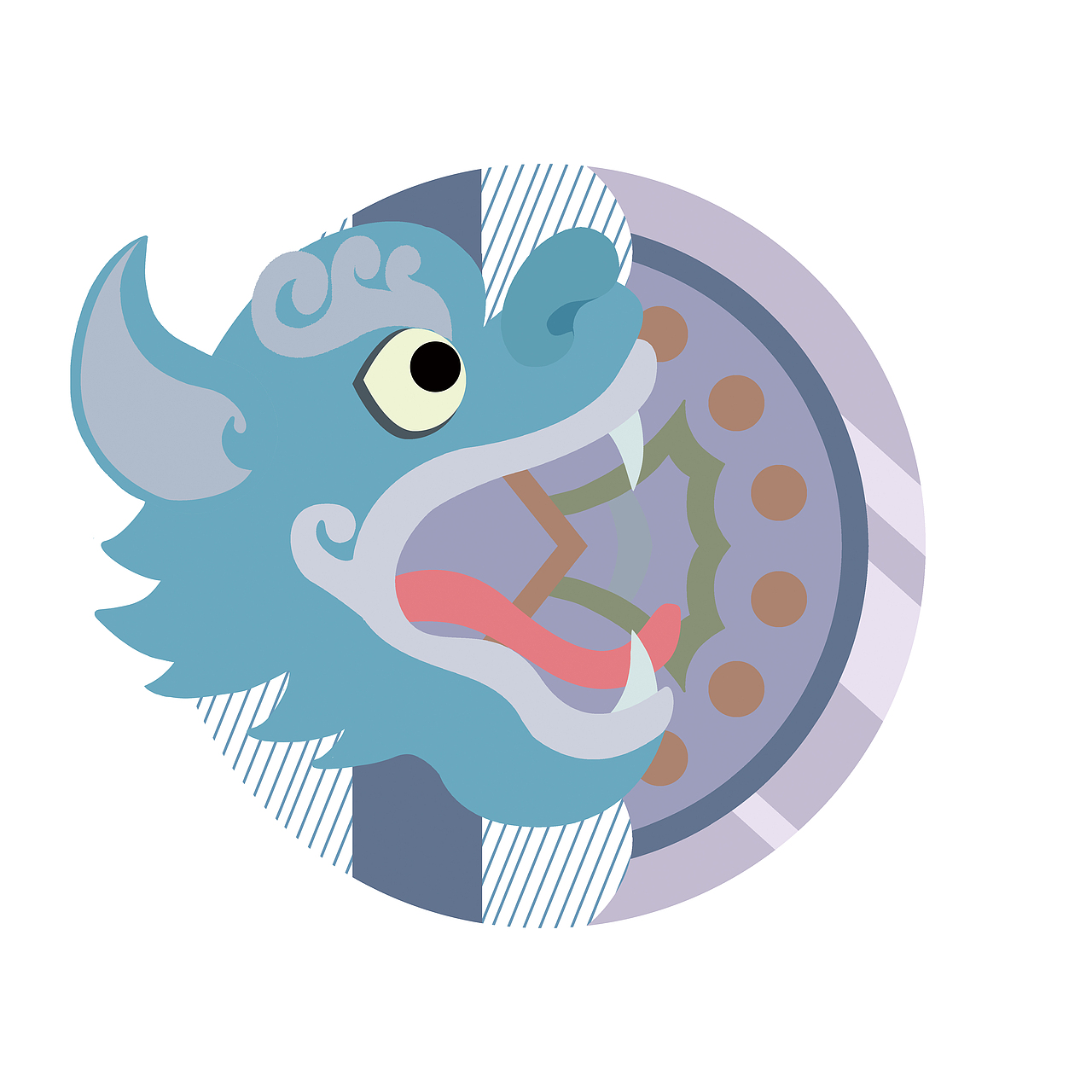 龙之九子系列图案设计（图ZMTczMjM0MDk2） - 创作习作 - 站酷设计师艺德原创素材 - 站酷ZCOOL