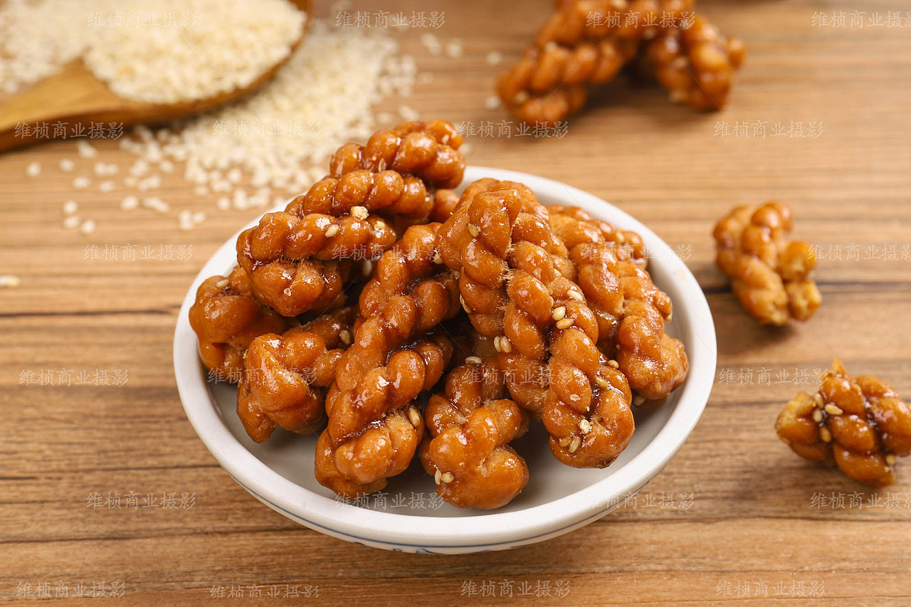 西安淘宝电商主图食品美食特产麻花零食产品照片视频商业拍摄影