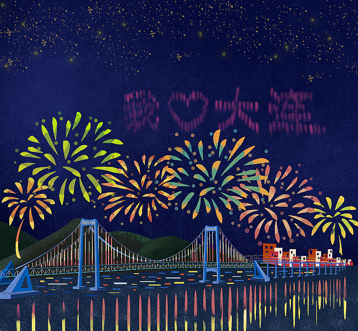 大连手绘景点合集大连地铁app碳减排活动