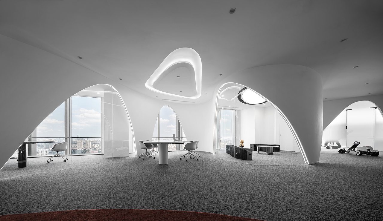 流畅度办公室 |原一空间（图ZMjgzNDMwOTIw） - 商业空间设计 - 站酷设计师原一空间原创素材 - 站酷ZCOOL